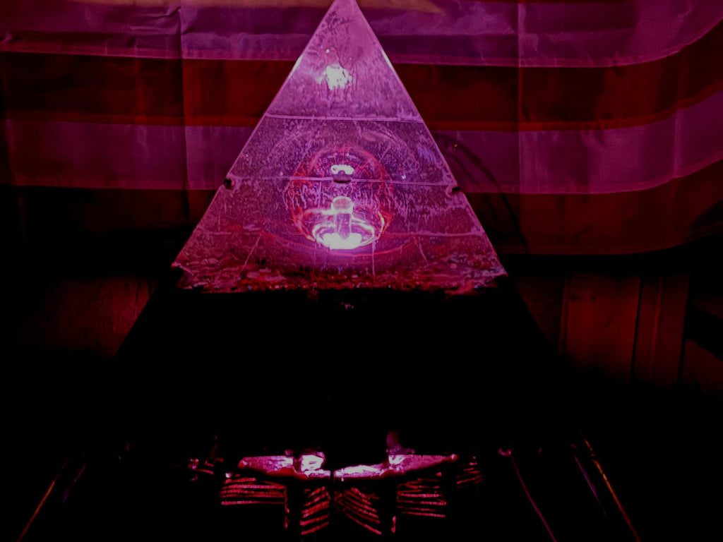 Tesla Coil Plasma Arc Starship | 10” Rodin Coil | 50lb Orgone Energy Amplifier Pyramid Topper