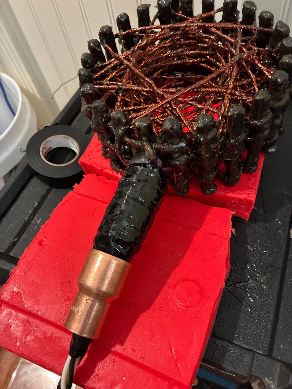 7-Inch 24 Pointed Starship Coil Magnetic Field Generator | Quantum Orgone Technology 36ft mag field Dark knight orgone edition