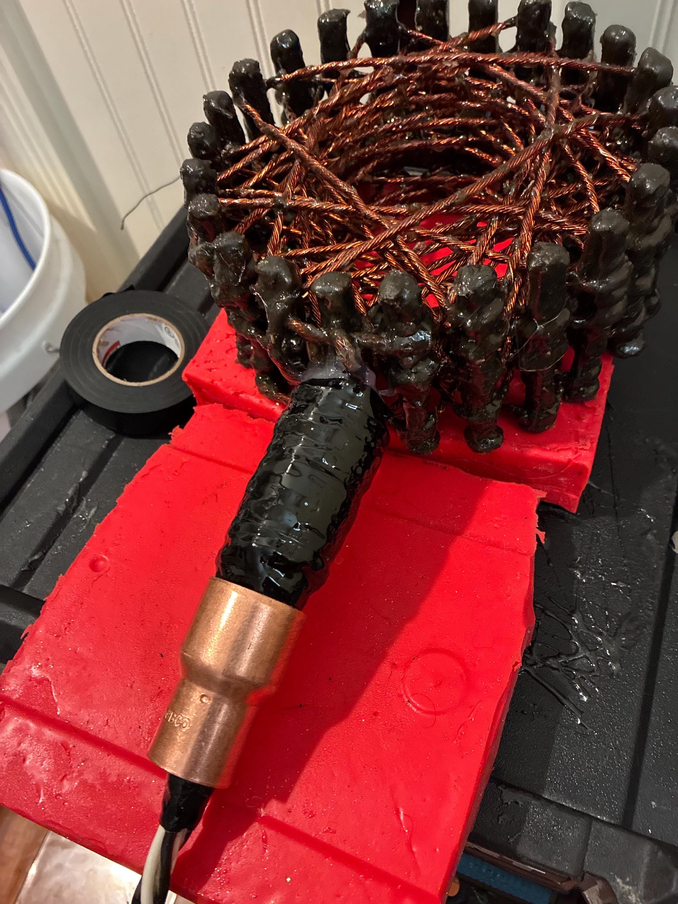 7-Inch 24 Pointed Starship Coil Magnetic Field Generator | Quantum Orgone Technology 36ft mag field Dark knight orgone edition