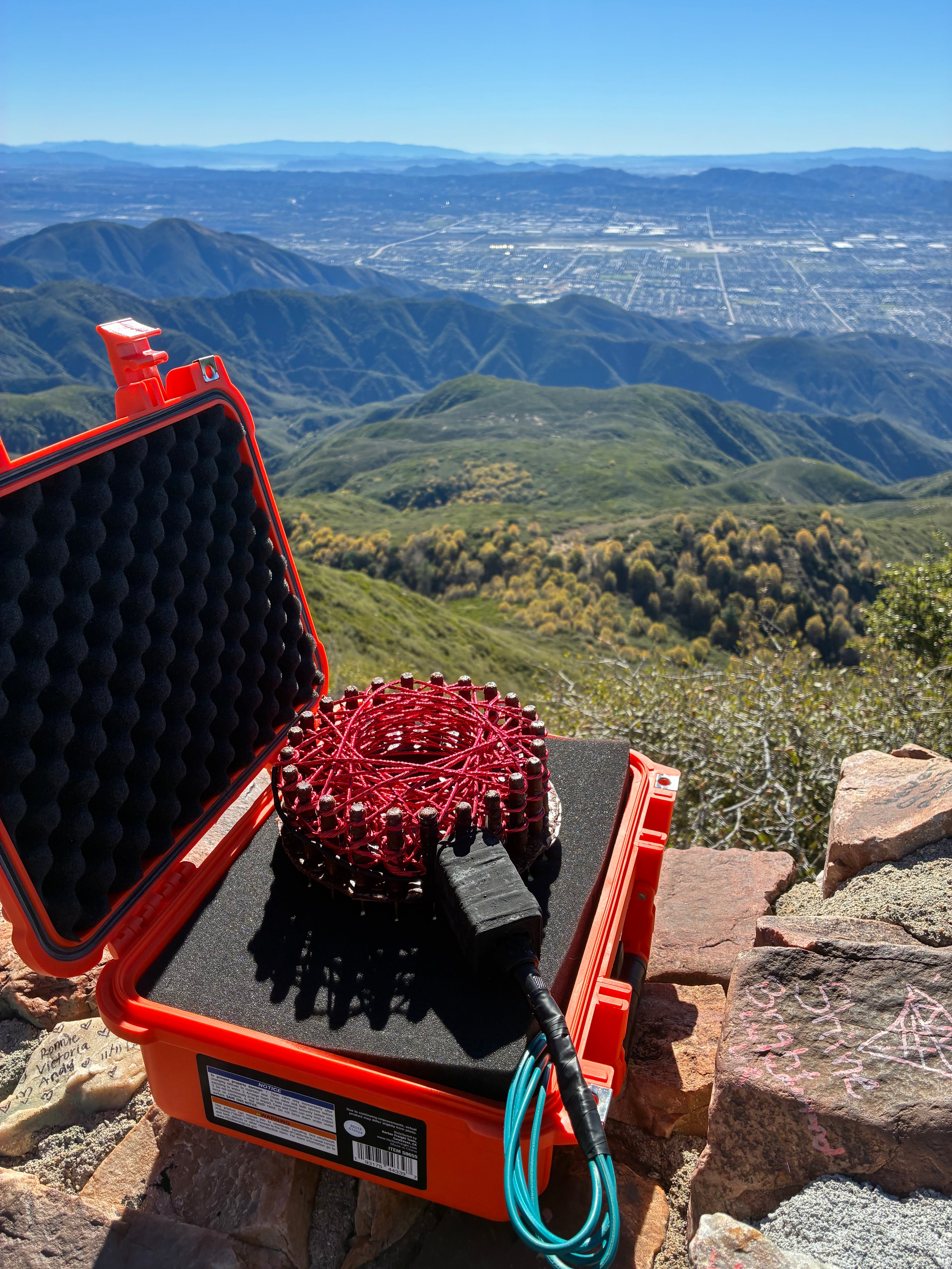 STARGATE VORTEX MULTIVERSE COIL Sedona Red-Rock Edition • Shungite Core • Magnetic Wire Travel System
30-36 FT Magnetic Field Engine Currently IN STOCK — READY TO SHIP