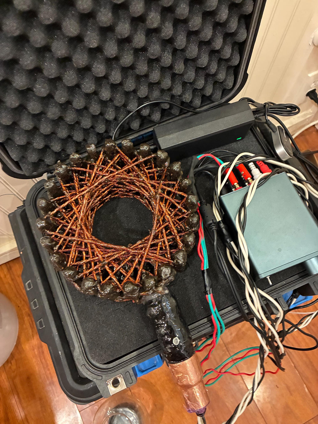 7-Inch 24 Pointed Starship Coil Magnetic Field Generator | Quantum Orgone Technology 36ft mag field Dark knight orgone edition