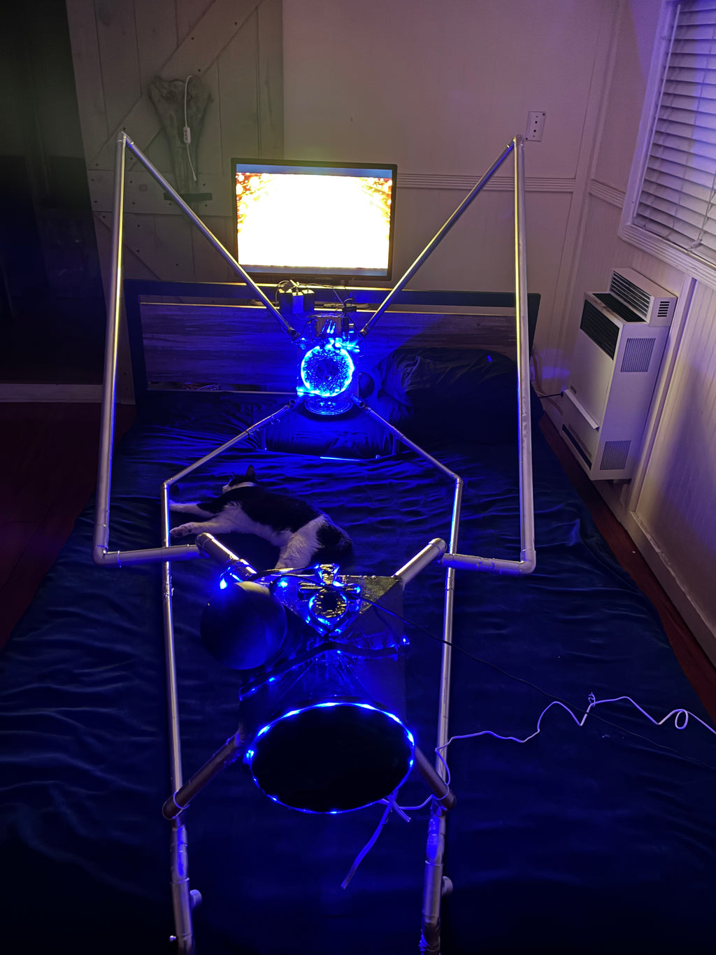 -Aetheris Copper Star Coil Chamber – Dual 20-Foot Quantum PEMF Rife Sound Immersion Dual System