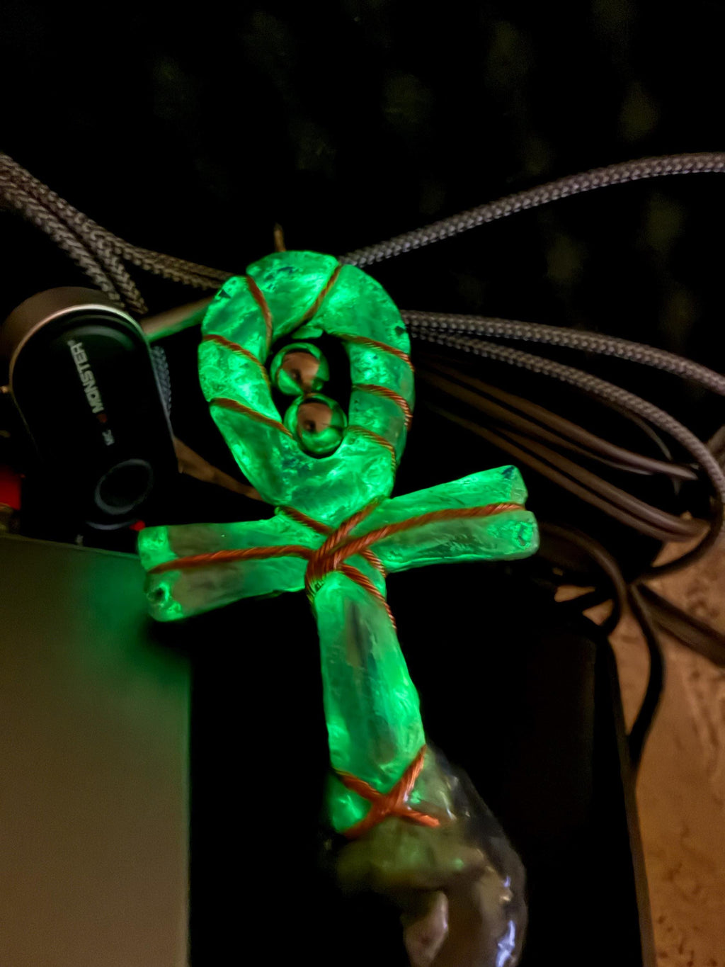 8.5ft field (Blue kyanite orgone rife machine generator dark Knight edition full kit 36watt amplifier & magnetic sphere