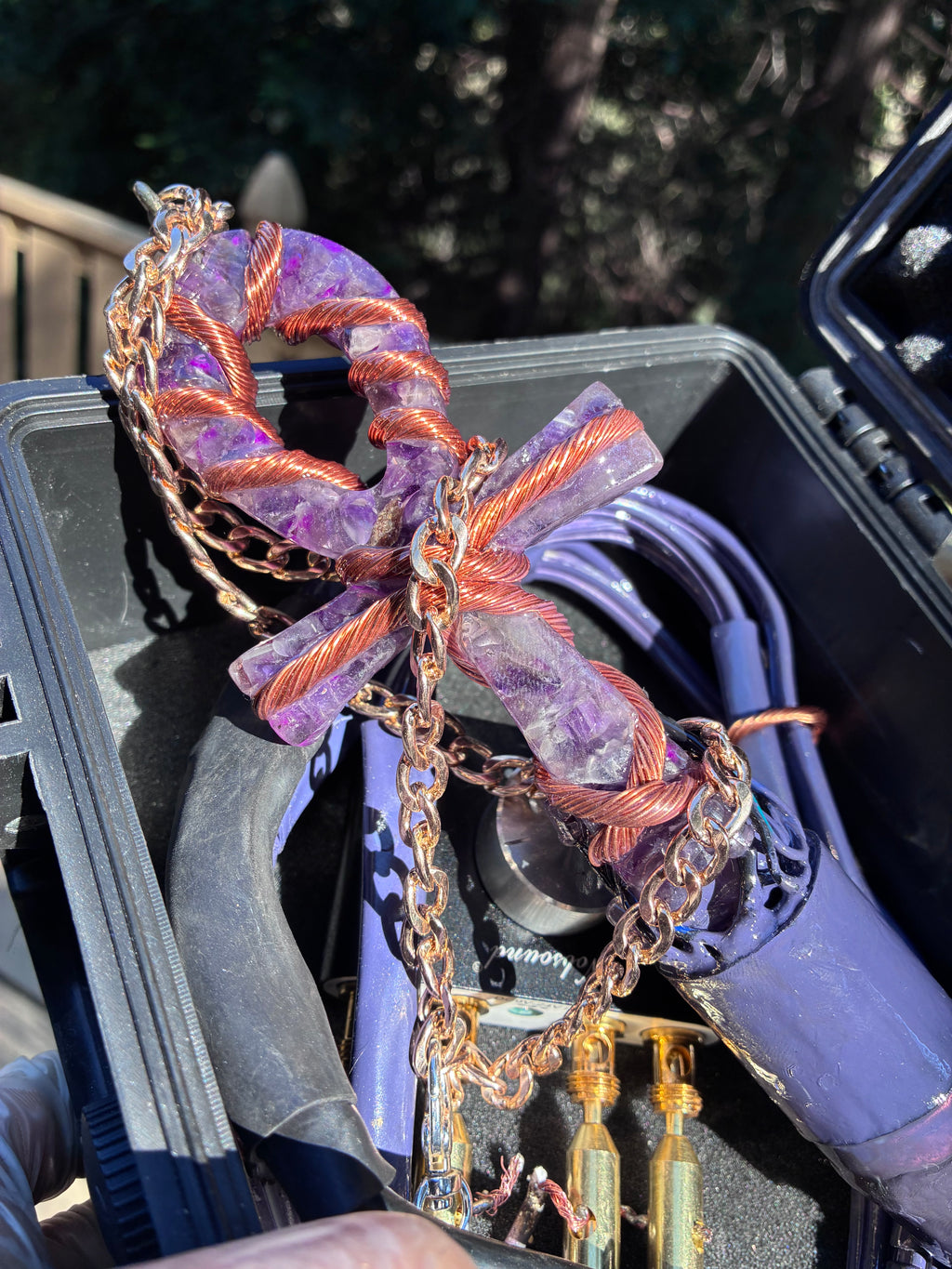 Quantum Violet Ankh – Living 600 Watt PEMF Rife Generator with 7-Foot PEMF Field