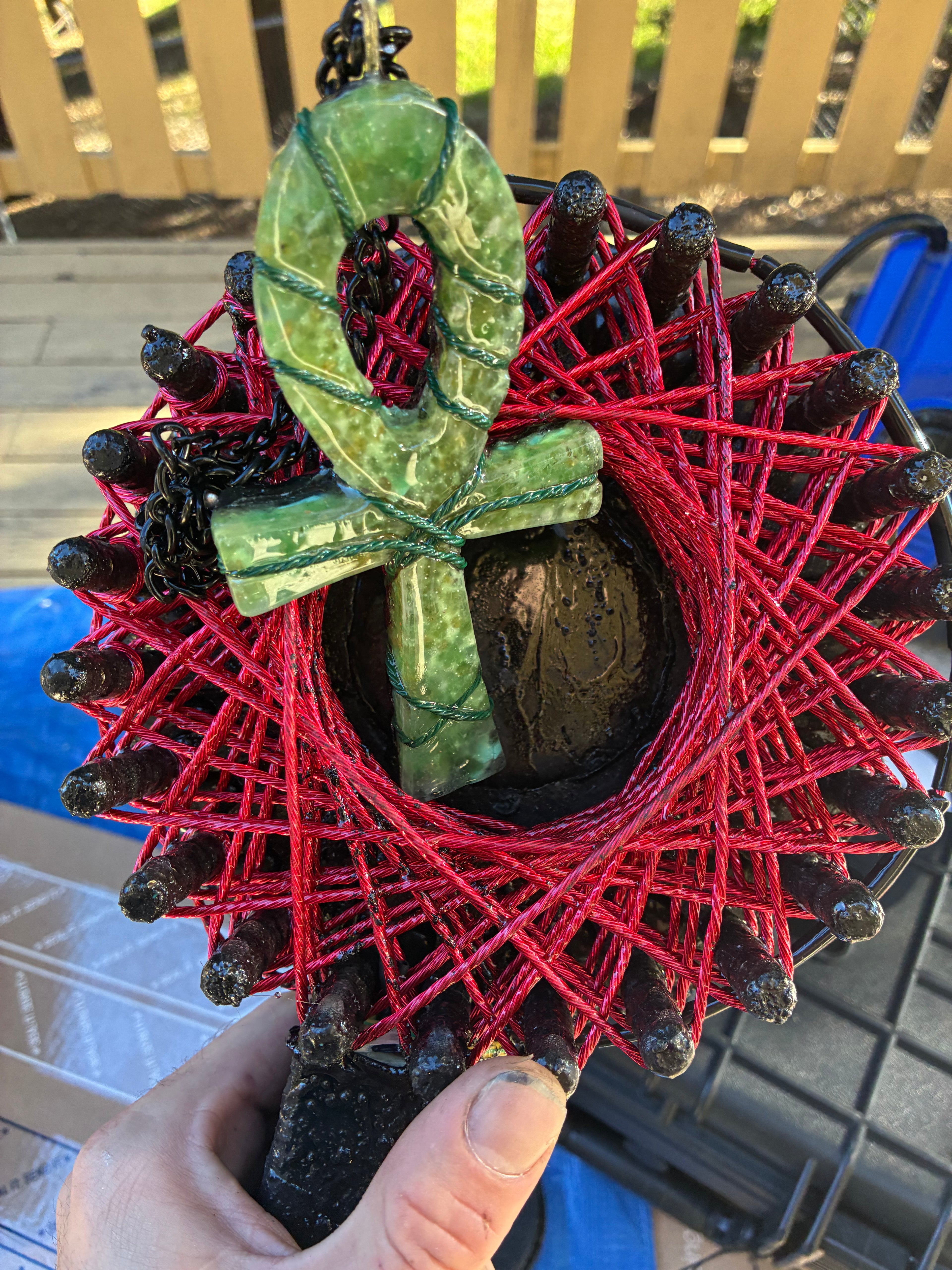 AUTO PORTABLE EDITION — SHUNGITE ENERGY MATRIX HARMONIZER (750A POWER SOURCE) 7 INCHEMERALD ANKH — 5G DARK KNIGHT PYRAMID EDITIONHIGH-FREQUENCY BIOFIELD AMPLIFIER • ZERO-POINT ENERGY ARCHITECTURE Ships JAN 1st