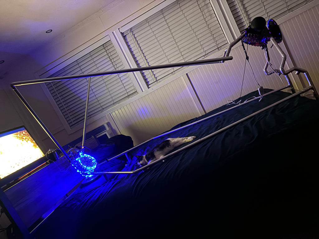 -Aetheris Copper Star Coil Chamber – Dual 20-Foot Quantum PEMF Rife Sound Immersion Dual System
