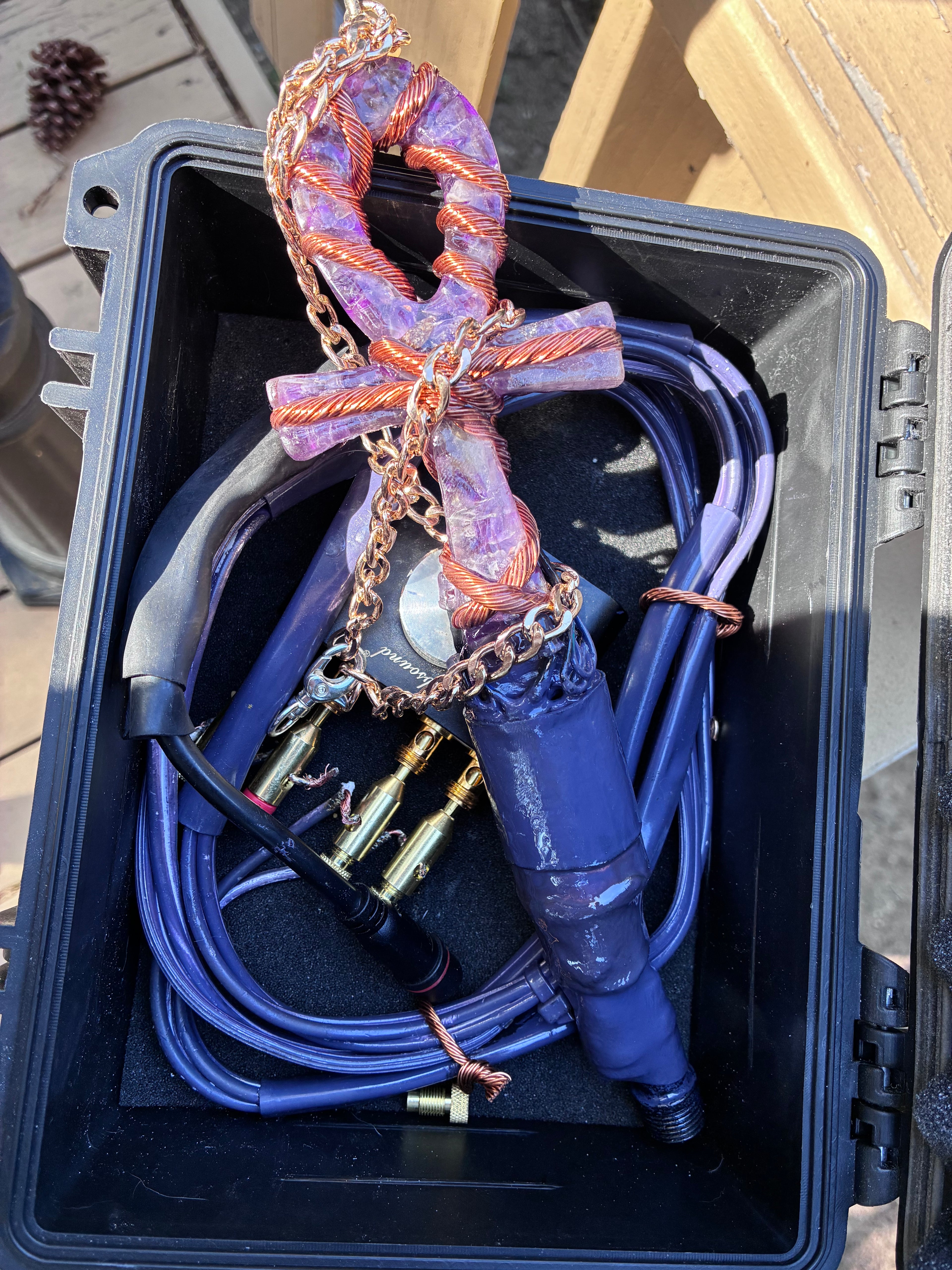 Quantum Violet Ankh – Living 600 Watt PEMF Rife Generator with 7-Foot PEMF Field