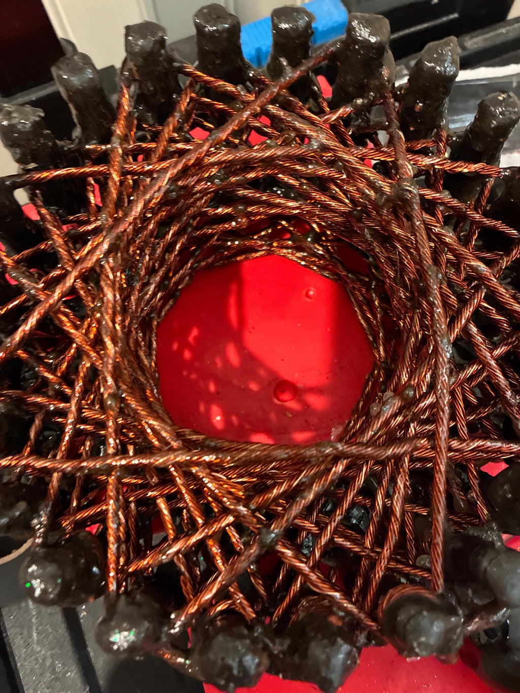 7-Inch 24 Pointed Starship Coil Magnetic Field Generator | Quantum Orgone Technology 36ft mag field Dark knight orgone edition