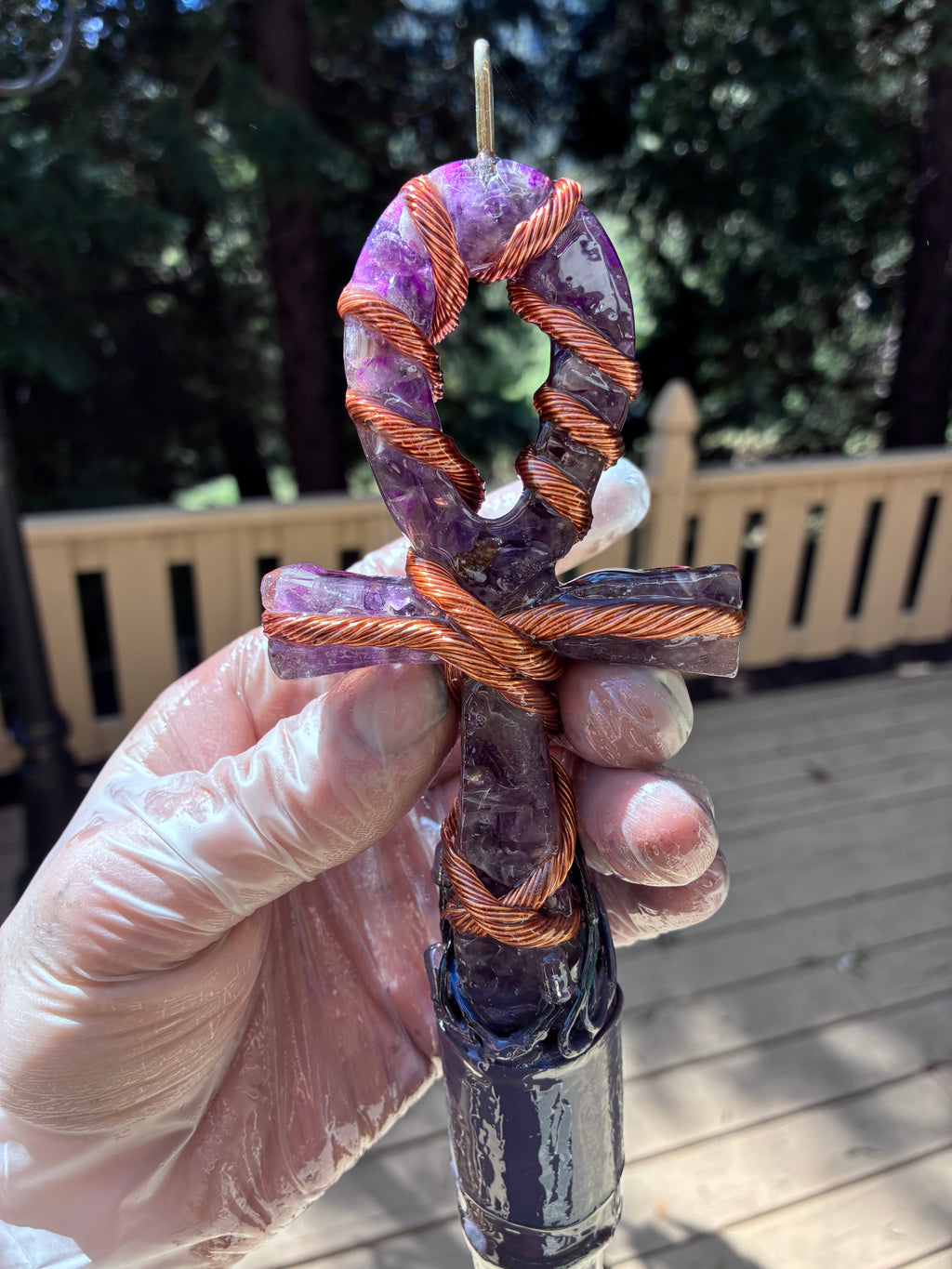 Quantum Violet Ankh – Living 600 Watt PEMF Rife Generator with 7-Foot PEMF Field