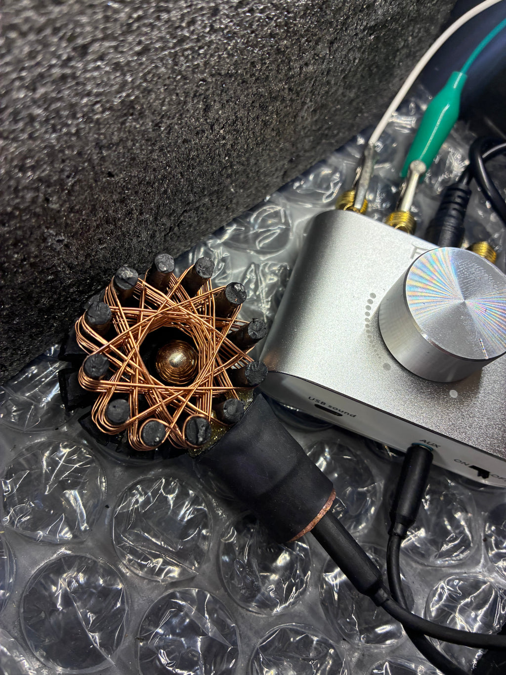 -Dark Knight Starship Coil AMPLIFIER – 5FT Magnetic PEMF Field – 250$ Vortex Iron Quartz Beast