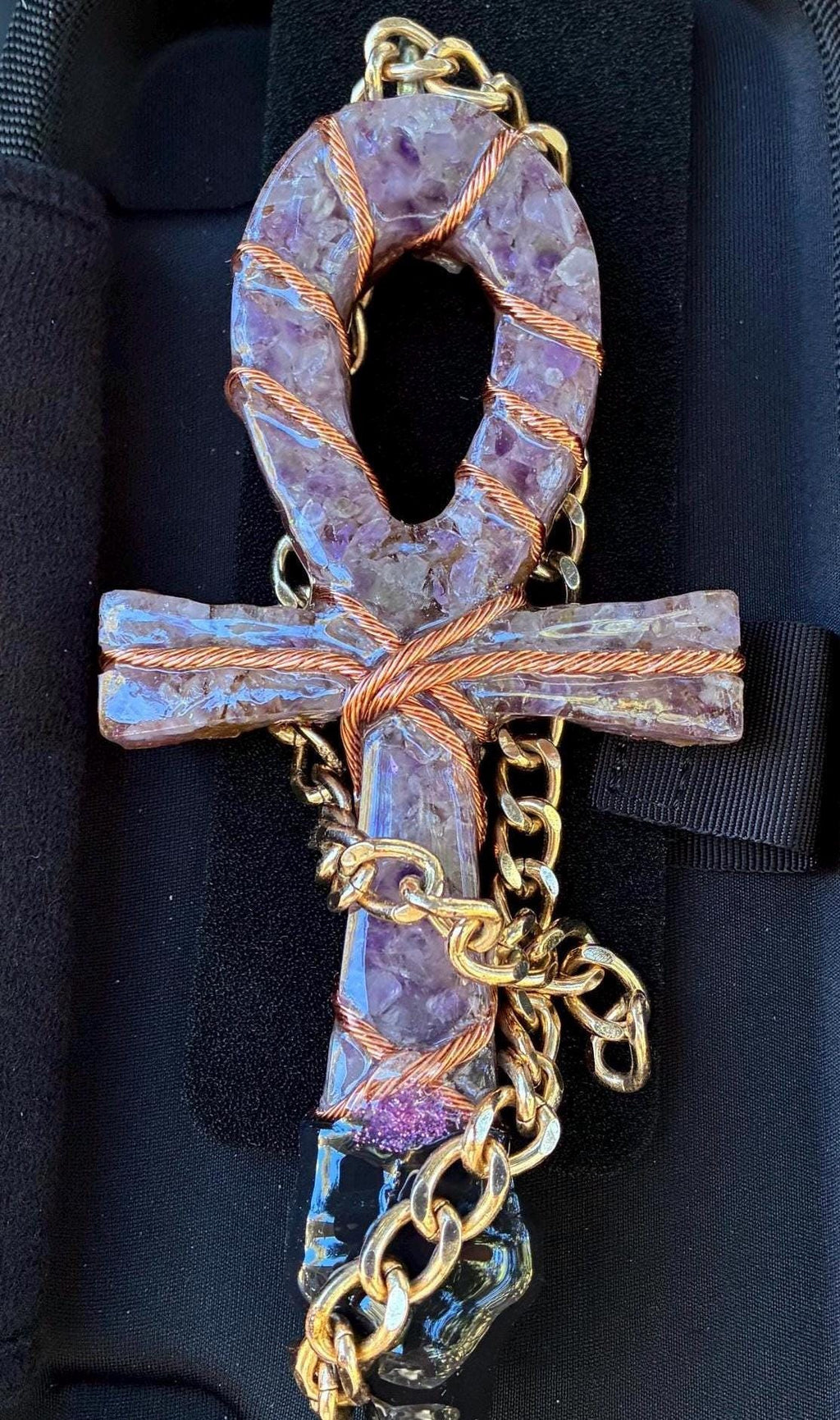 Purple Amethyst Rose Quartz Bioglow Edition  12” Field | Made to Order | Ready to Ship