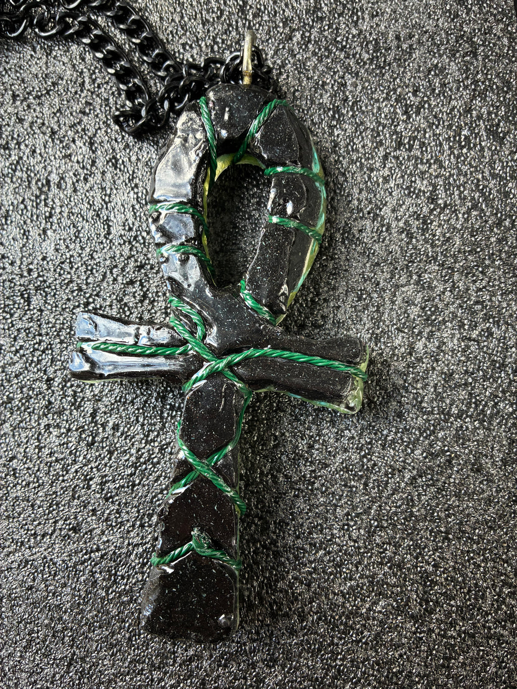 Quantum Jump Ankh Generator — Emerald Knight Royal Edition | Tensor Rodin Coil Engine | Timeline Accessor | Piezoelectric Conductive Matrix | 5G Field Shield (IN STOCK ready to ship)