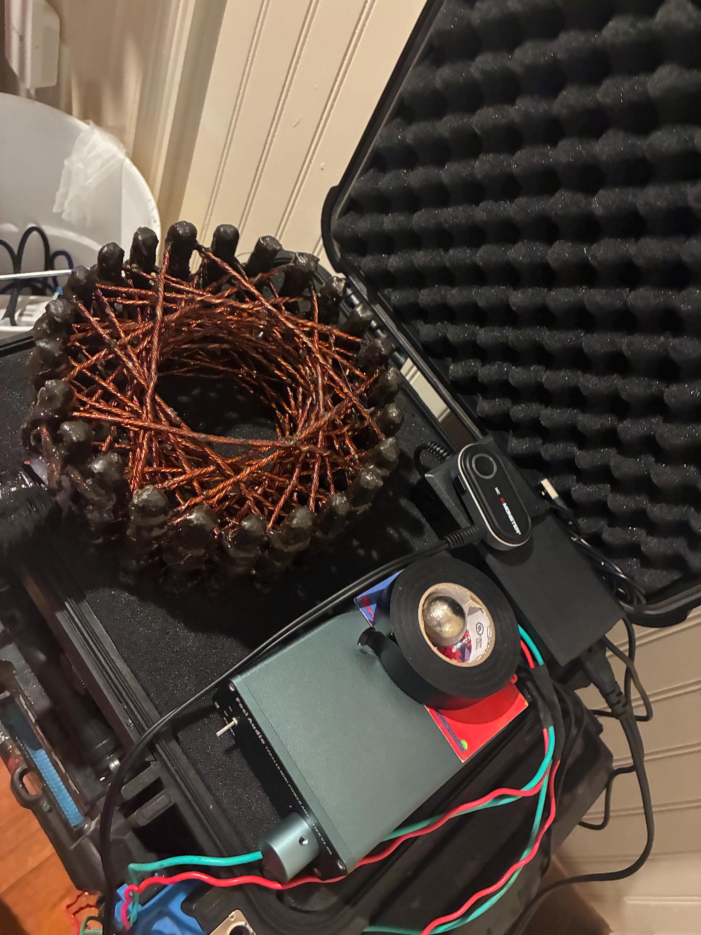 7-Inch 24 Pointed Starship Coil Magnetic Field Generator | Quantum Orgone Technology 36ft mag field Dark knight orgone edition