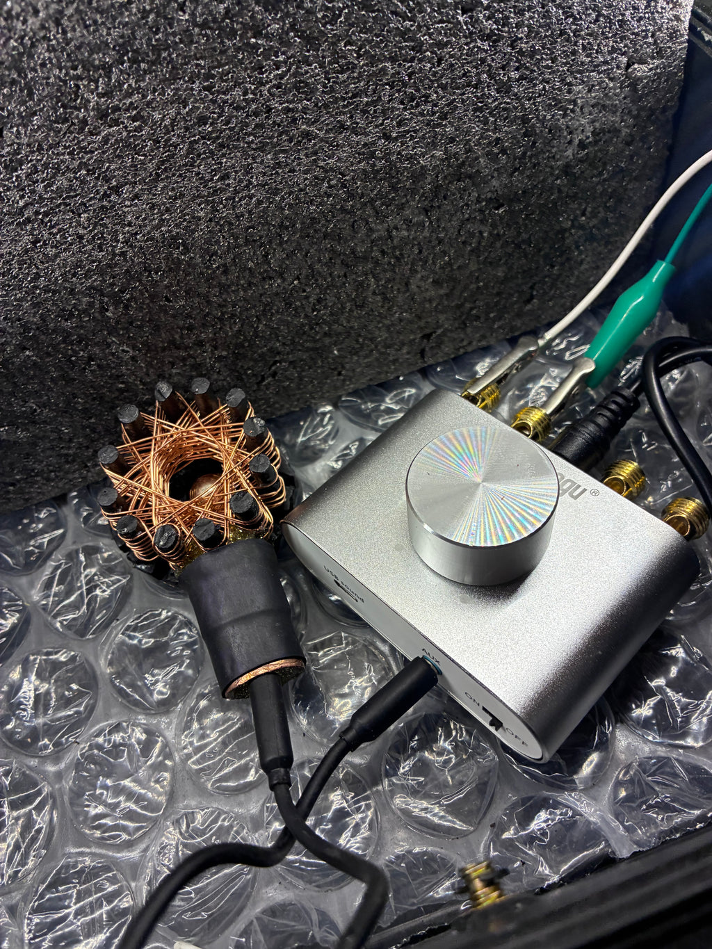 -Dark Knight Starship Coil AMPLIFIER – 5FT Magnetic PEMF Field – 250$ Vortex Iron Quartz Beast
