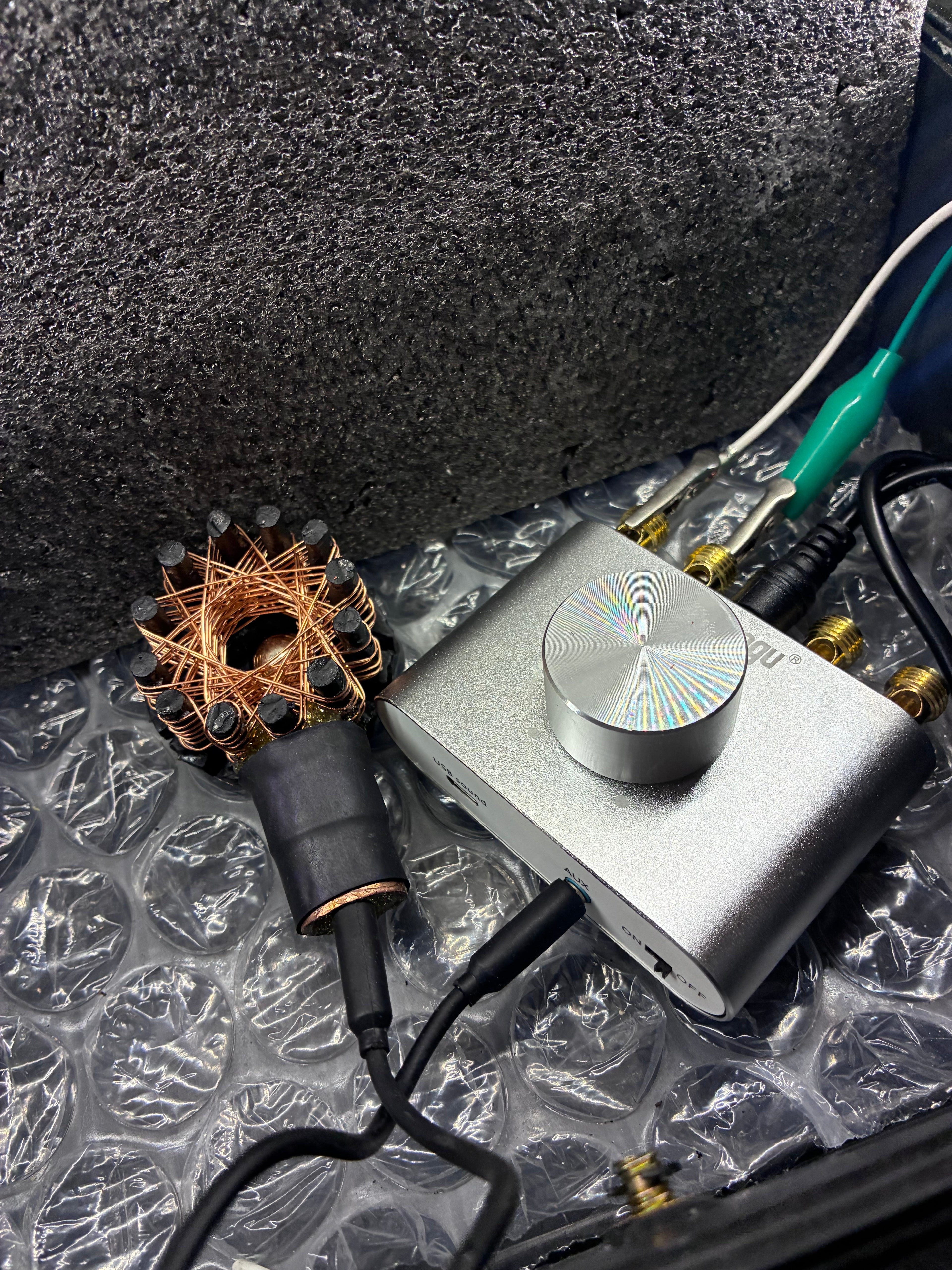 -Dark Knight Starship Coil AMPLIFIER – 5FT Magnetic PEMF Field – 250$ Vortex Iron Quartz Beast