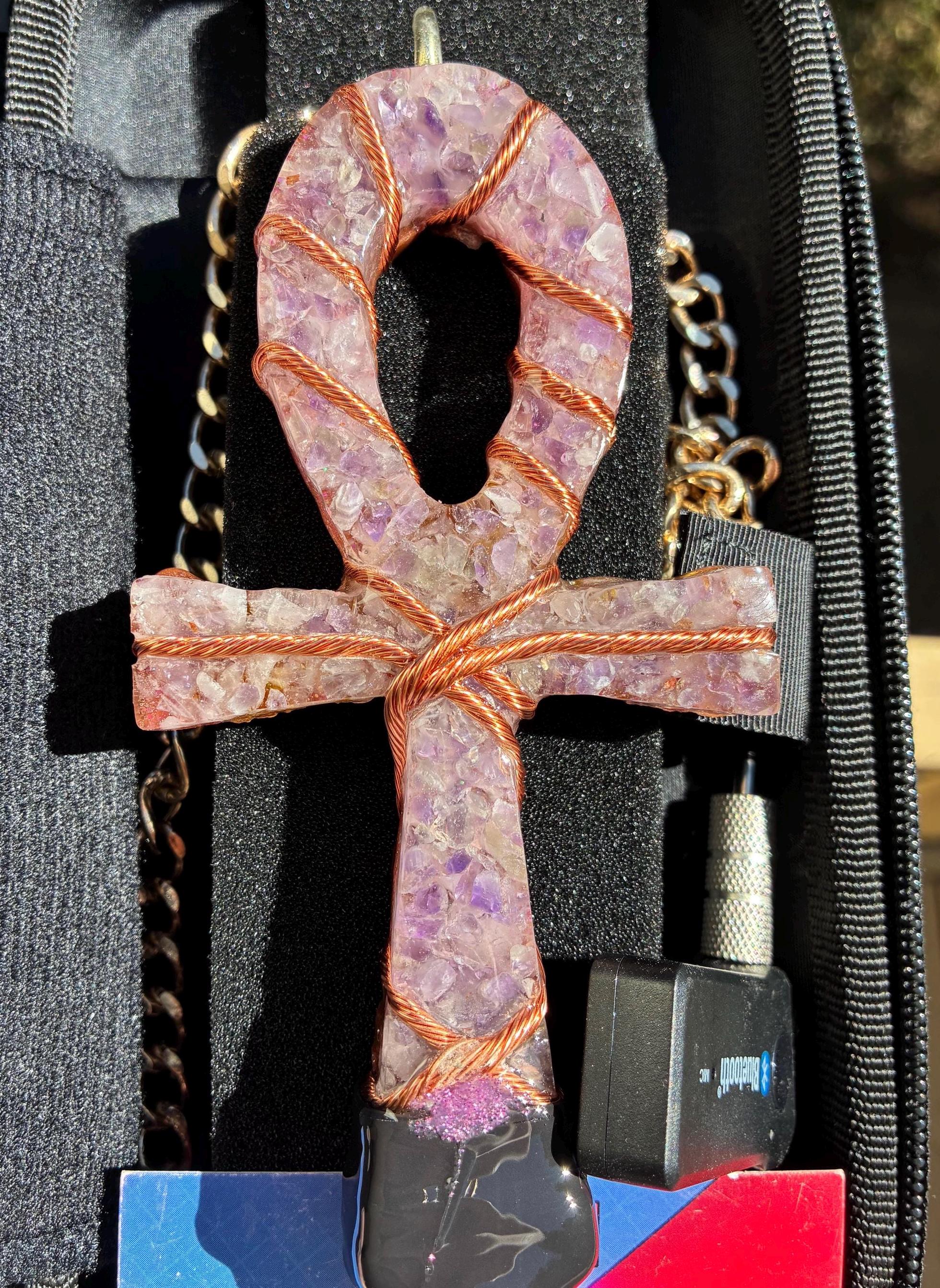 Purple Amethyst Rose Quartz Bioglow Edition  12” Field | Made to Order | Ready to Ship