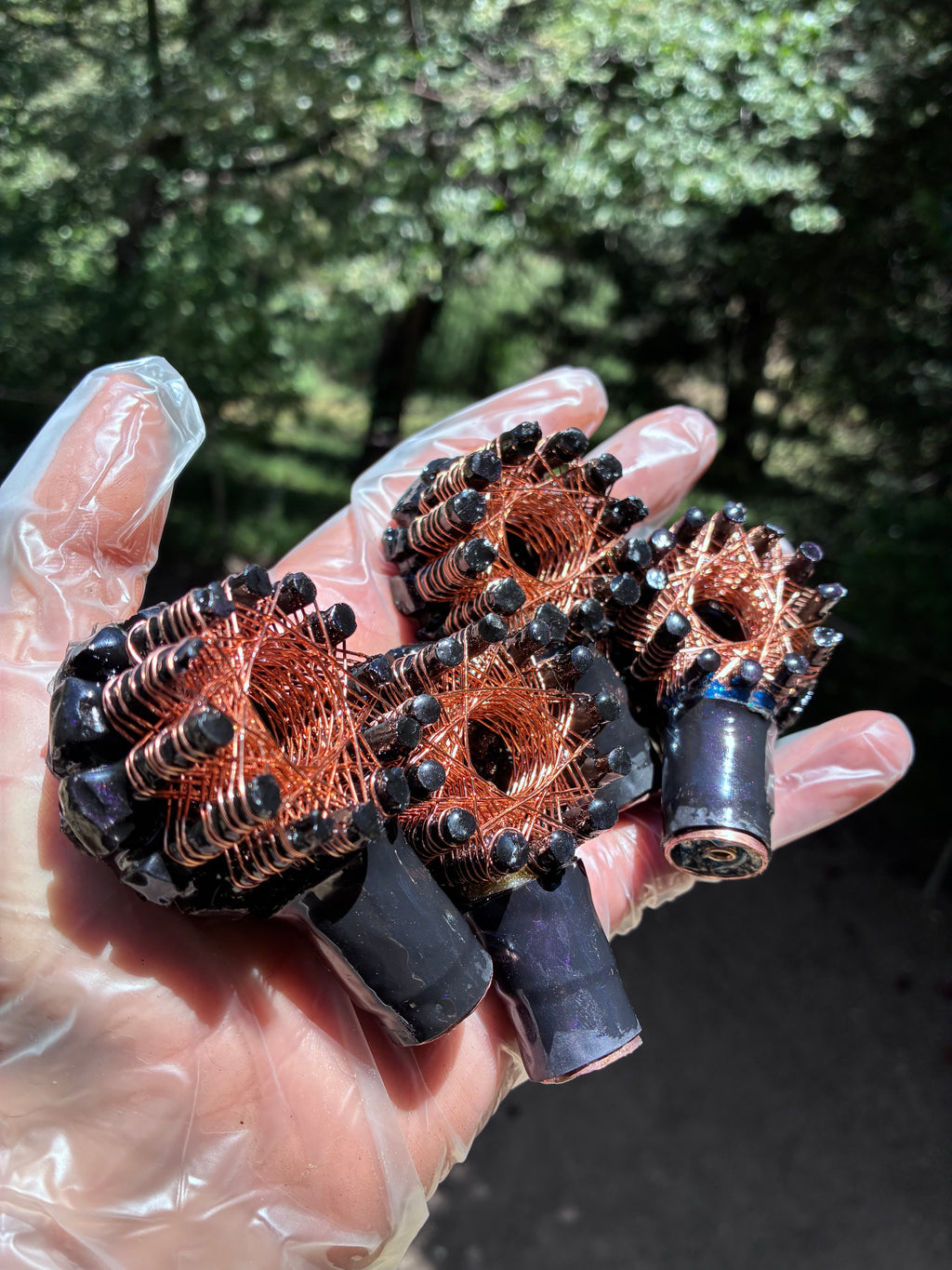 -Dark Knight Starship Coil AMPLIFIER – 5FT Magnetic PEMF Field – 250$ Vortex Iron Quartz Beast