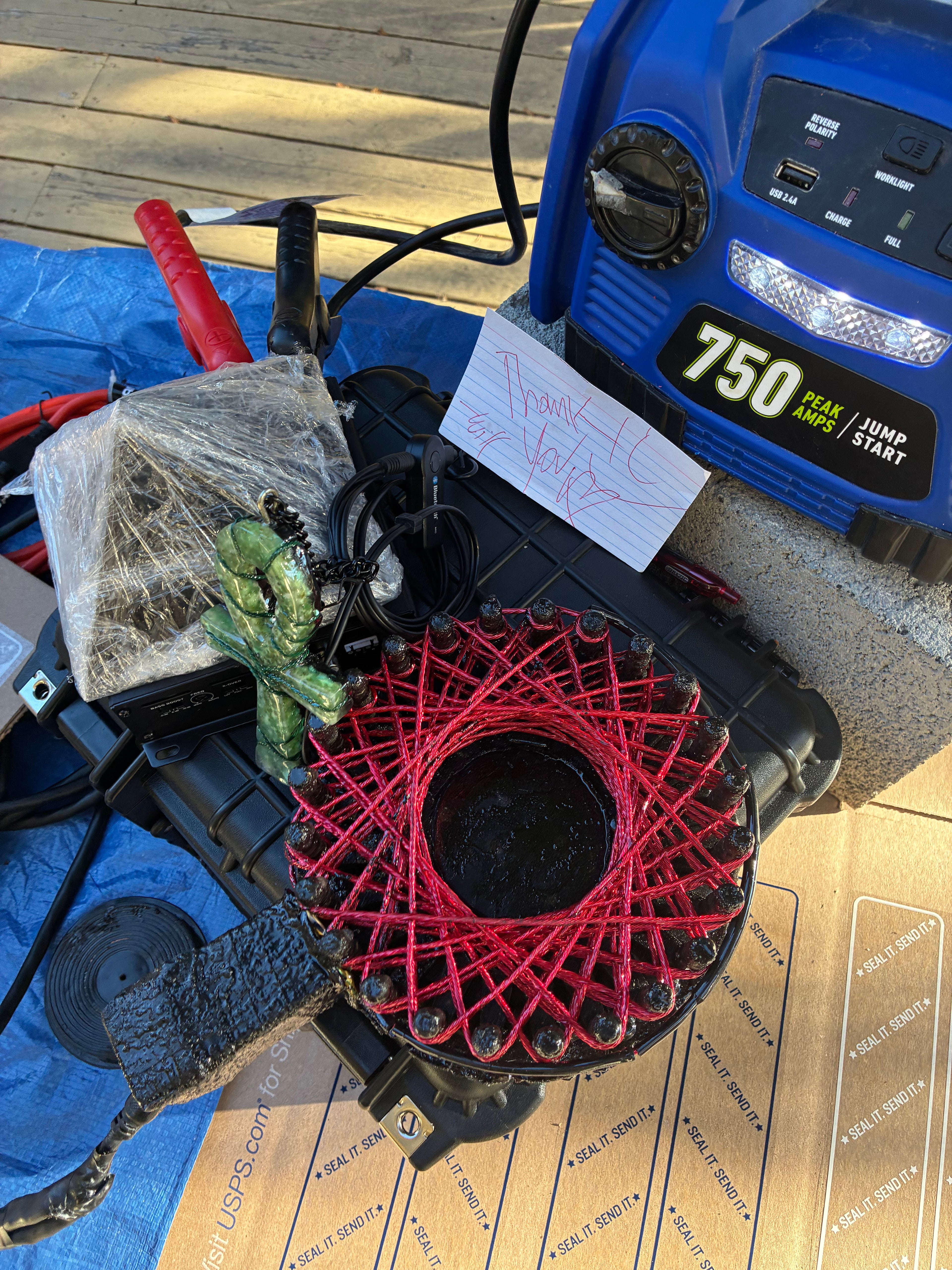 AUTO PORTABLE EDITION — SHUNGITE ENERGY MATRIX HARMONIZER (750A POWER SOURCE) 7 INCHEMERALD ANKH — 5G DARK KNIGHT PYRAMID EDITIONHIGH-FREQUENCY BIOFIELD AMPLIFIER • ZERO-POINT ENERGY ARCHITECTURE Ships JAN 1st