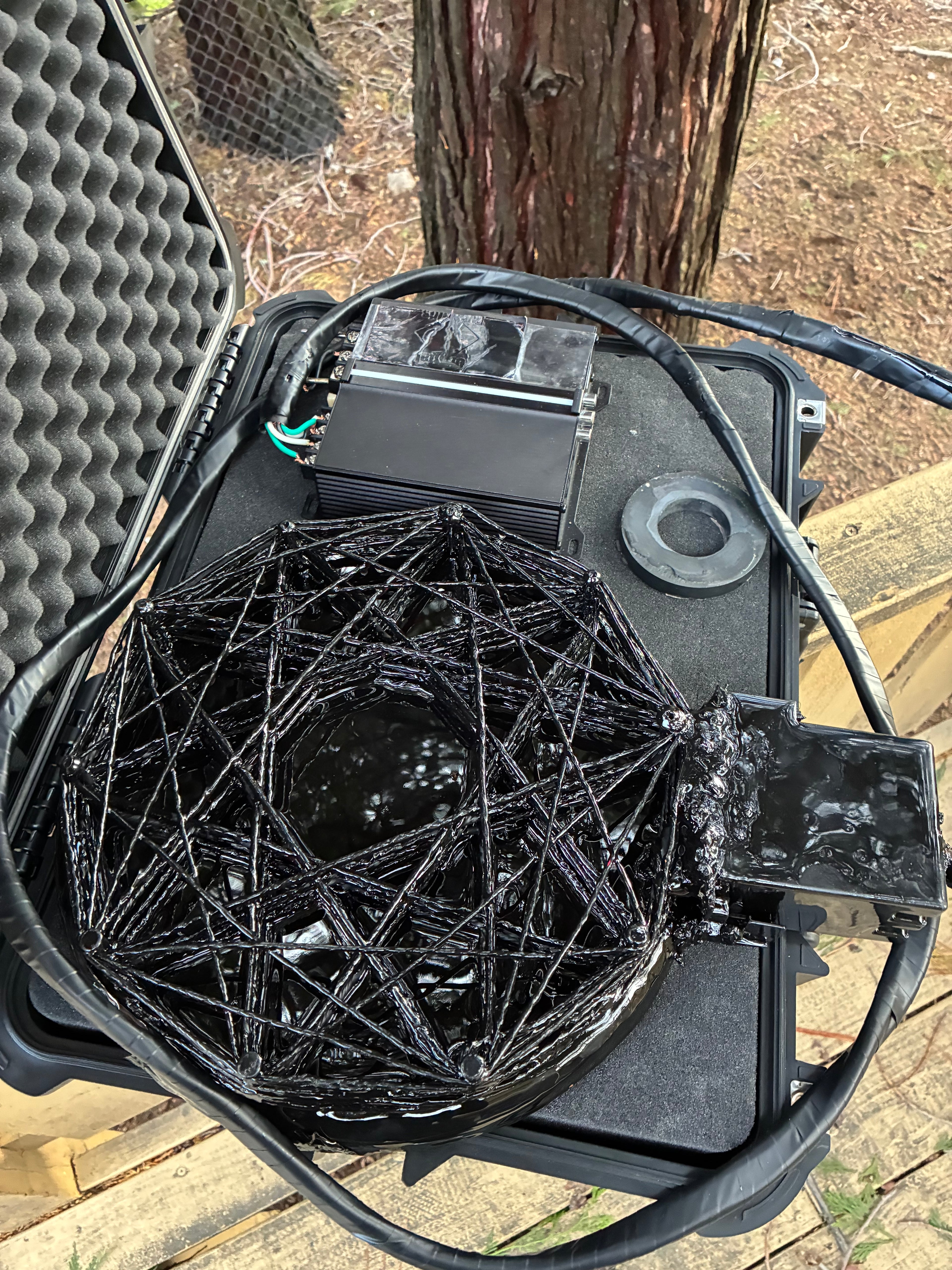 DECAGRAM STEALTH 11" EDITION: 10-POINTED MANIFESTATION PULSE REACTOR | 11" DIAMETER MATTE BLACK OPS | 600W-1200W HIGH-FIDELITY SURGE CAPACITY | 40-STRAND 4-CHANNEL QUANTUM FIELD GENERATOR | FULL TRAVEL CASE & BLUETOOTH FREQUENCY INTERFACE INCLUDED | IN ST