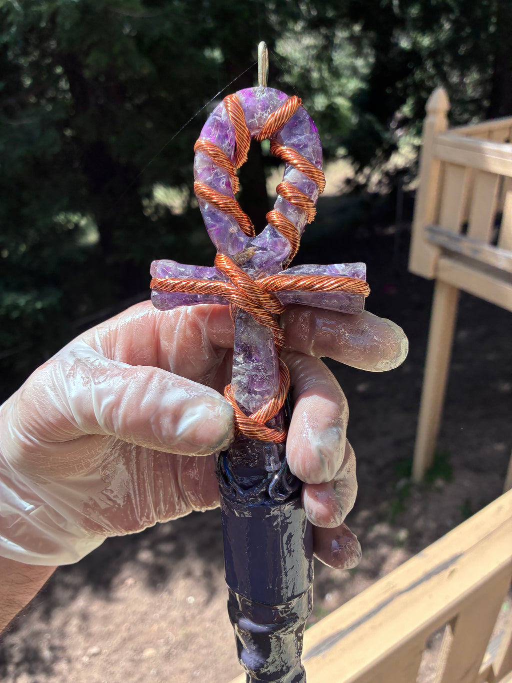Quantum Violet Ankh – Living 600 Watt PEMF Rife Generator with 7-Foot PEMF Field