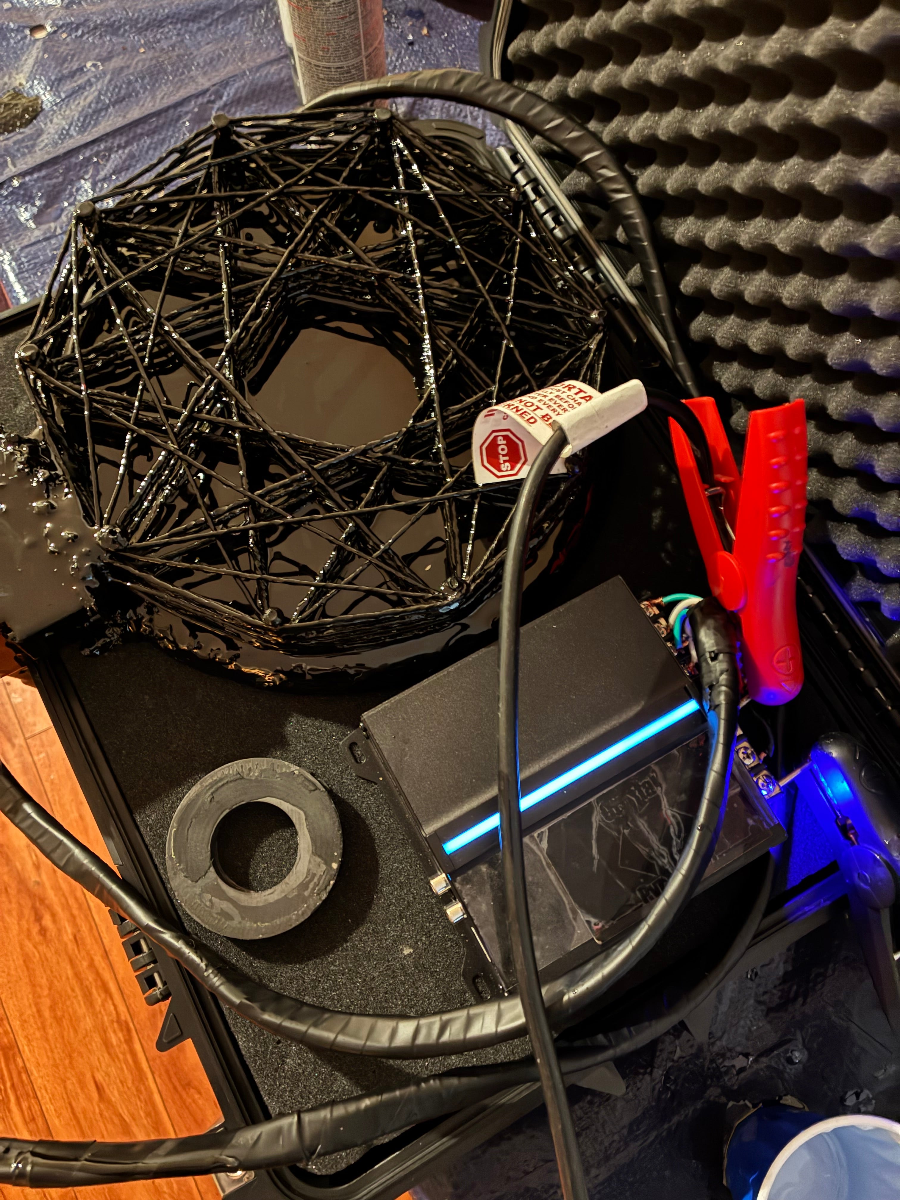 DECAGRAM STEALTH 11" EDITION: 10-POINTED MANIFESTATION PULSE REACTOR | 11" DIAMETER MATTE BLACK OPS | 600W-1200W HIGH-FIDELITY SURGE CAPACITY | 40-STRAND 4-CHANNEL QUANTUM FIELD GENERATOR | FULL TRAVEL CASE & BLUETOOTH FREQUENCY INTERFACE INCLUDED | IN ST