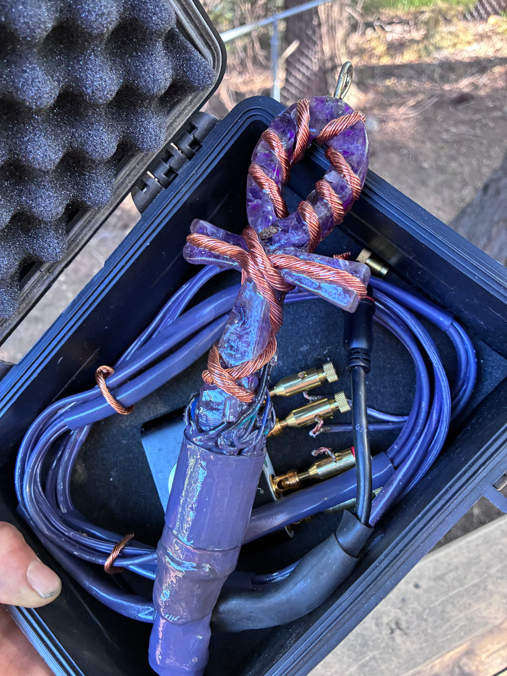 Quantum Violet Ankh – Living 600 Watt PEMF Rife Generator with 7-Foot PEMF Field