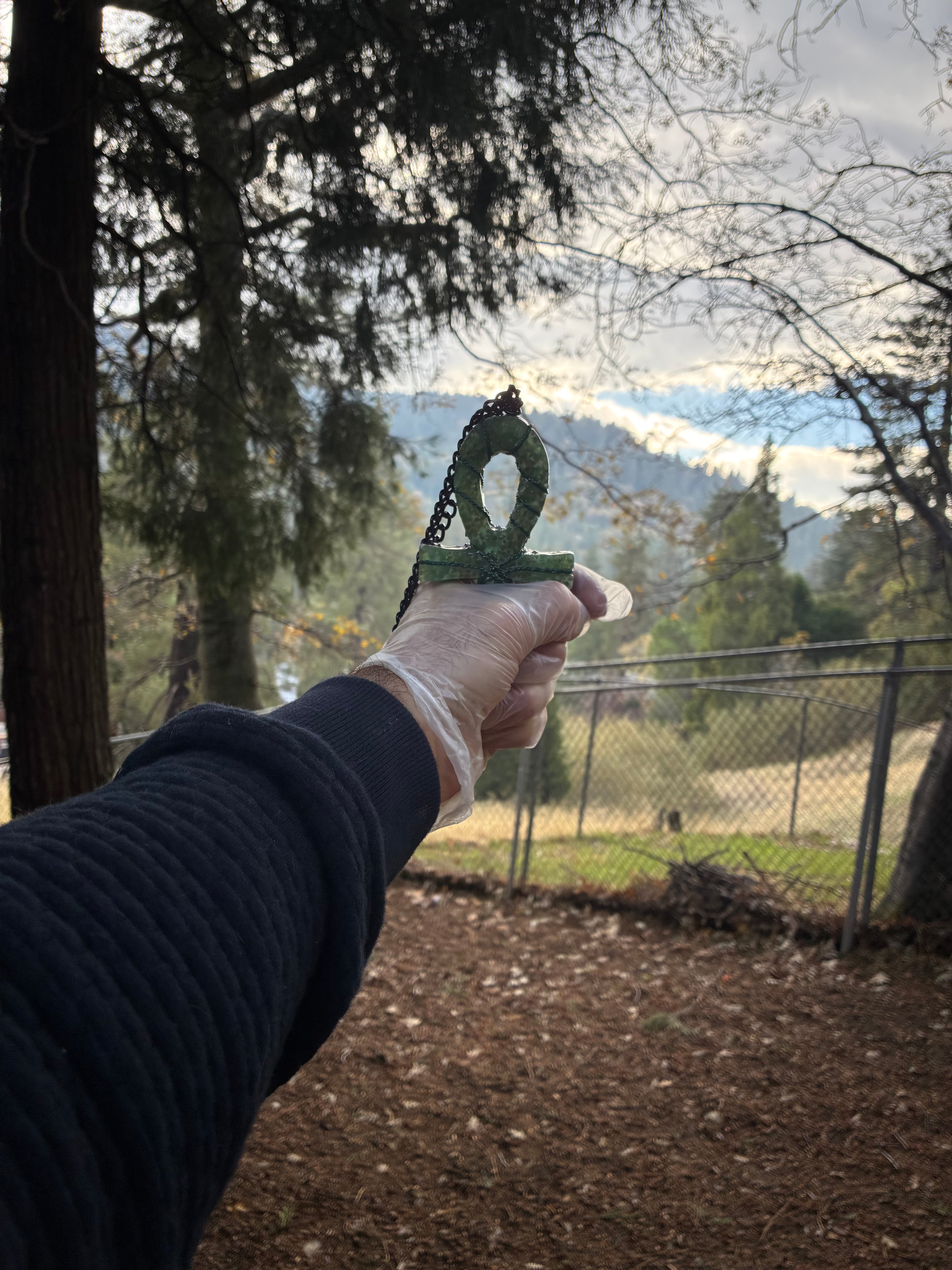 Quantum Jump Ankh Generator — Emerald Knight Royal Edition | Tensor Rodin Coil Engine | Timeline Accessor | Piezoelectric Conductive Matrix | 5G Field Shield (IN STOCK ready to ship)