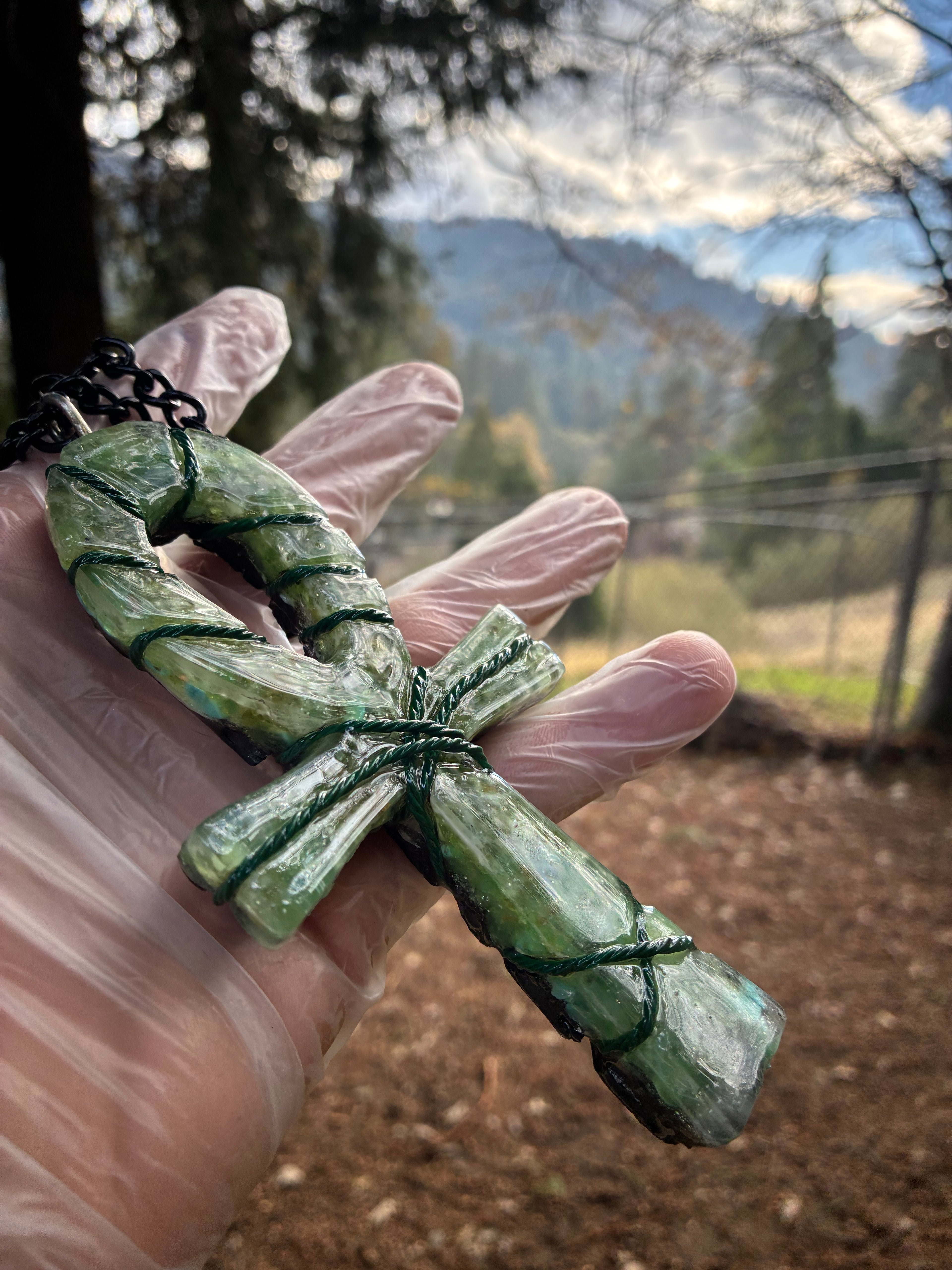 Quantum Jump Ankh Generator — Emerald Knight Royal Edition | Tensor Rodin Coil Engine | Timeline Accessor | Piezoelectric Conductive Matrix | 5G Field Shield (IN STOCK ready to ship)