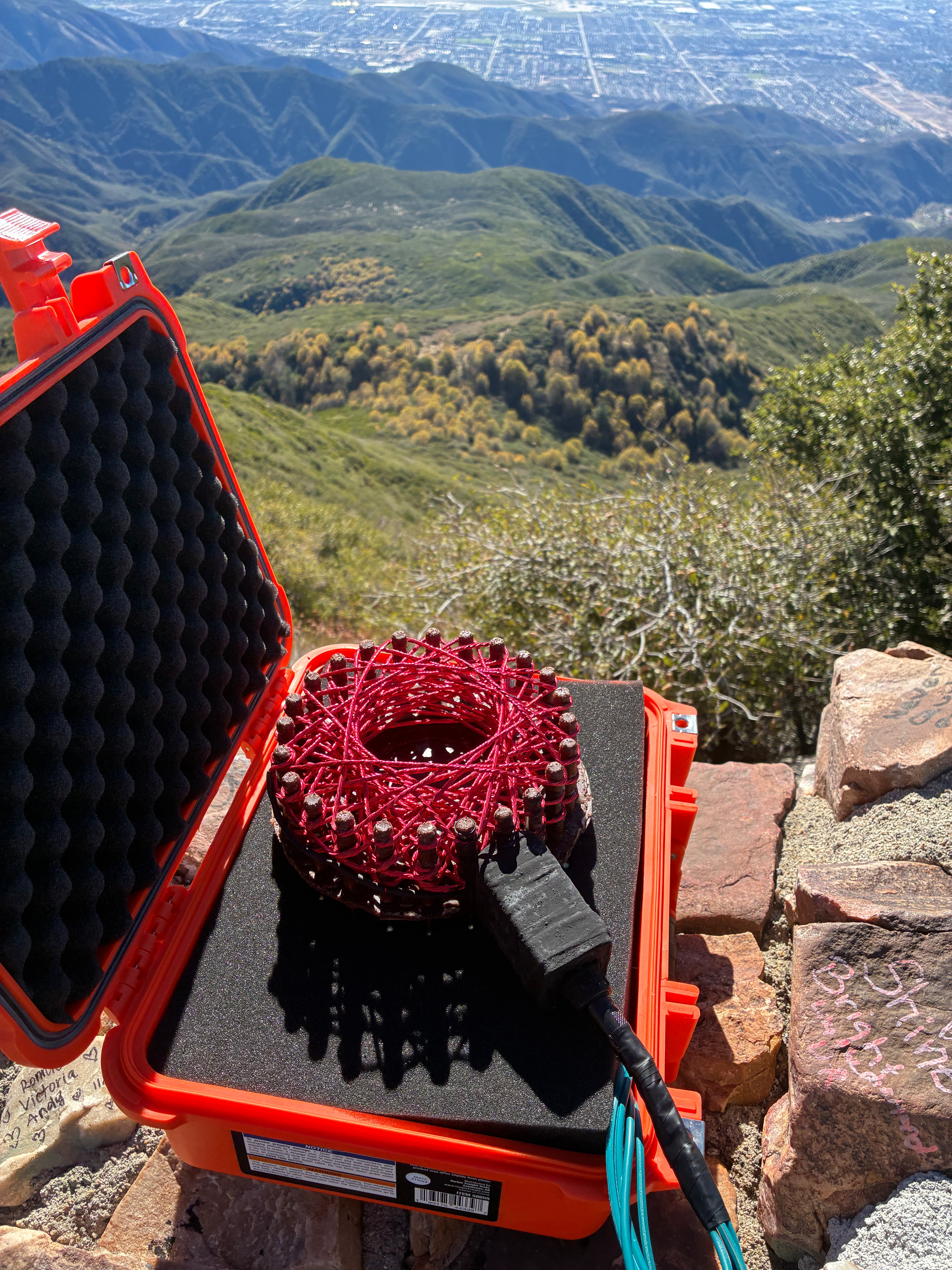 STARGATE VORTEX MULTIVERSE COIL Sedona Red-Rock Edition • Shungite Core • Magnetic Wire Travel System
30-36 FT Magnetic Field Engine Currently IN STOCK — READY TO SHIP