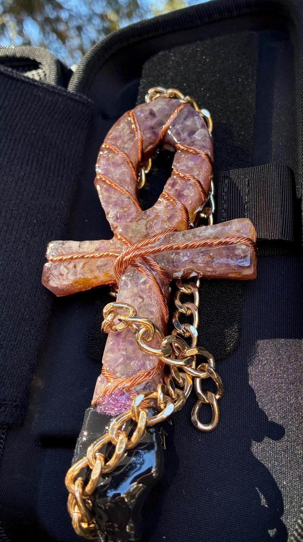 Purple Amethyst Rose Quartz Bioglow Edition  12” Field | Made to Order | Ready to Ship