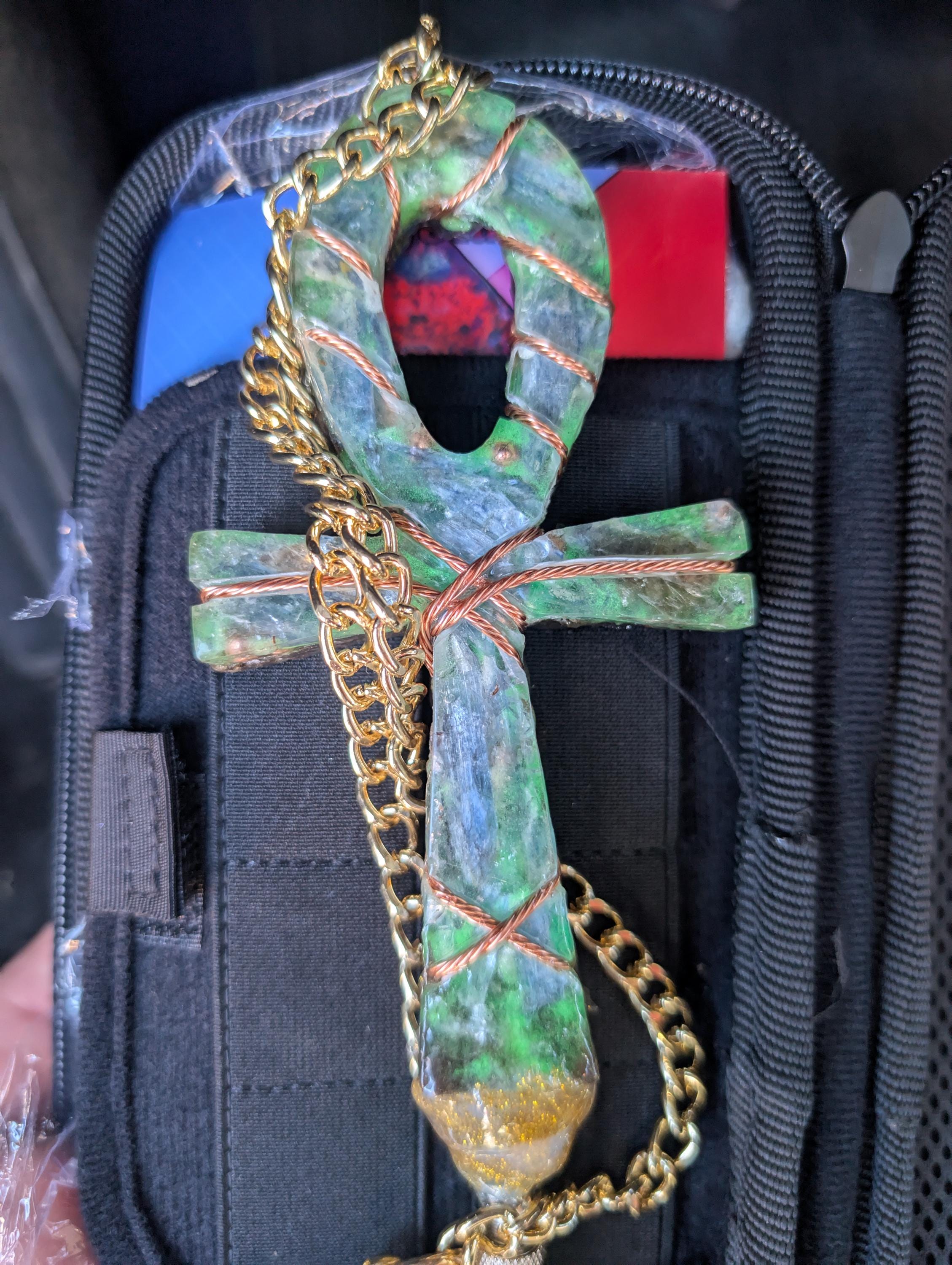 8.5ft field (Blue kyanite orgone rife machine generator dark Knight edition full kit 36watt amplifier & magnetic sphere