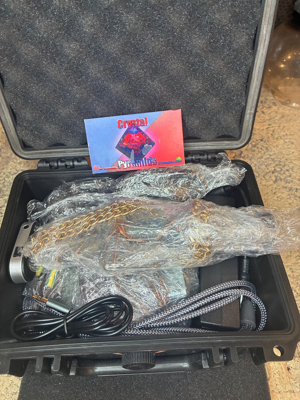 8.5ft field (Blue kyanite orgone rife machine generator dark Knight edition full kit 36watt amplifier & magnetic sphere