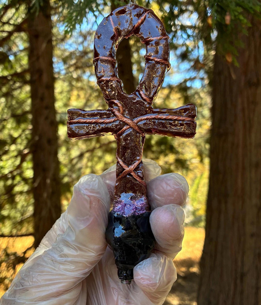 Purple Amethyst Rose Quartz Bioglow Edition  12” Field | Made to Order | Ready to Ship