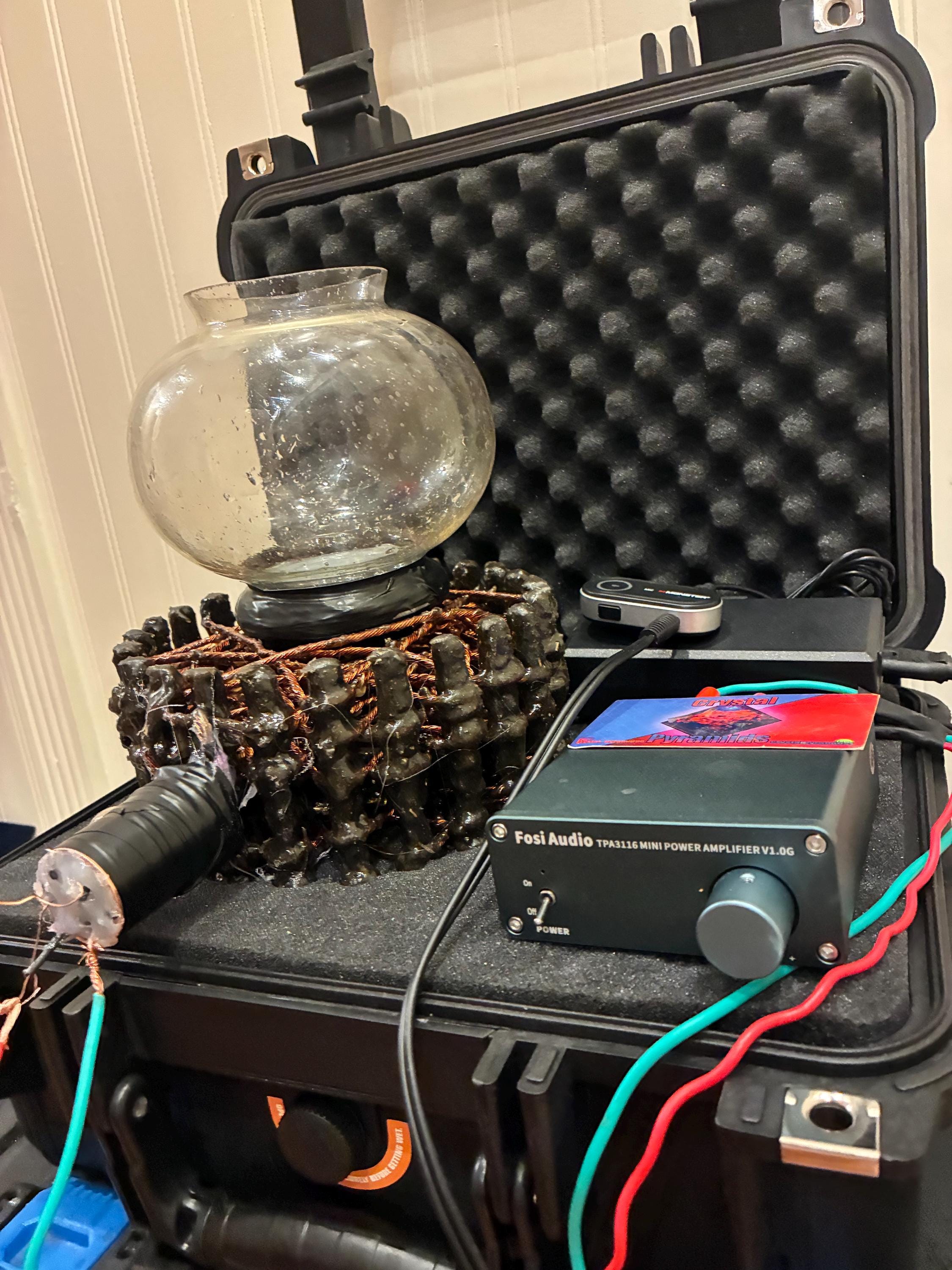 7-Inch 24 Pointed Starship Coil Magnetic Field Generator | Quantum Orgone Technology 36ft mag field Dark knight orgone edition