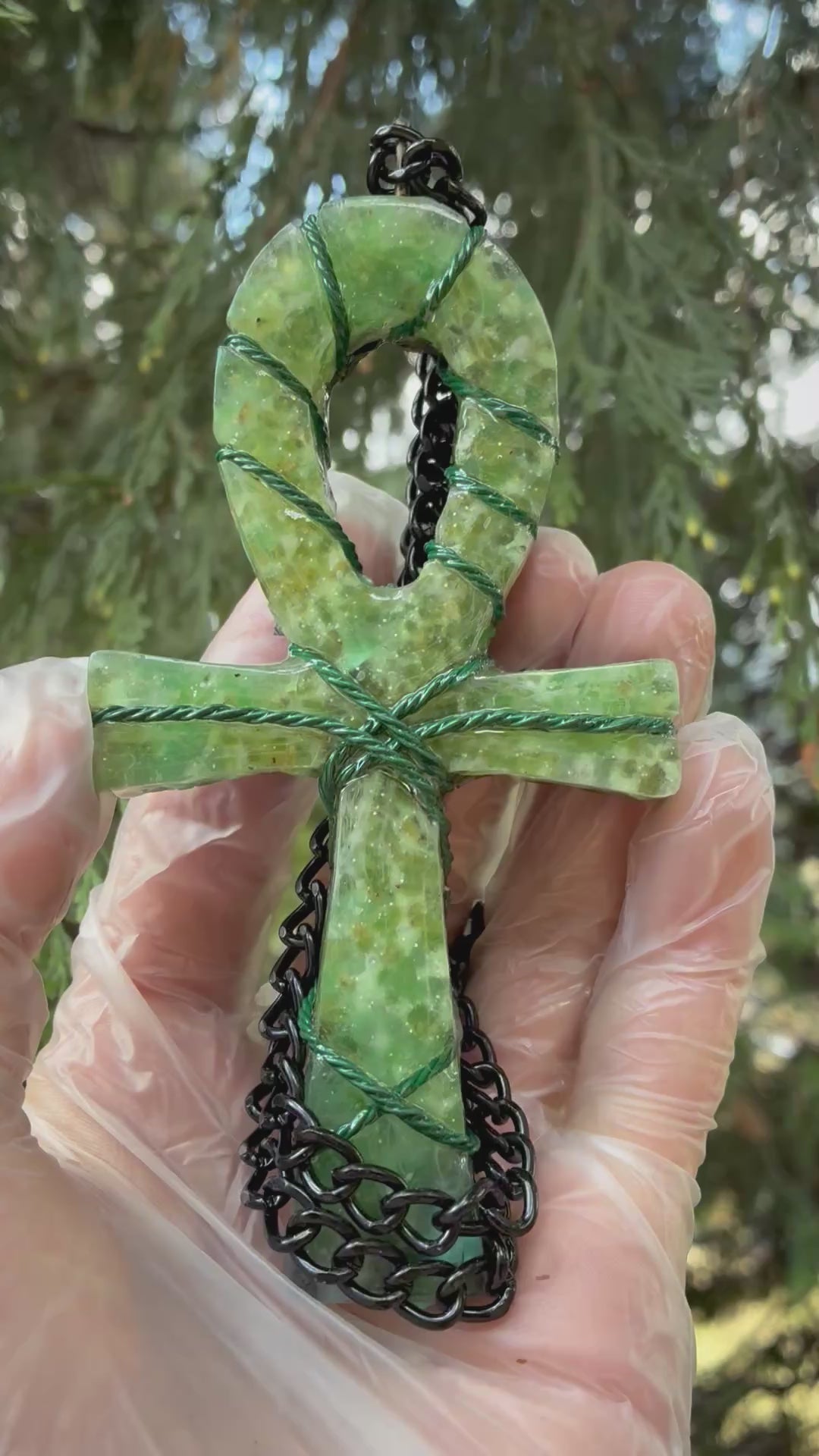 Quantum Jump Ankh Generator — Emerald Knight Royal Edition | Tensor Rodin Coil Engine | Timeline Accessor | Piezoelectric Conductive Matrix | 5G Field Shield (IN STOCK ready to ship)